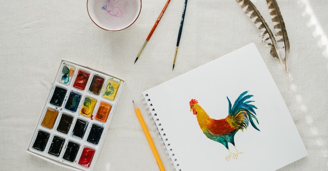 Feathers are a Major Part of the Decoration